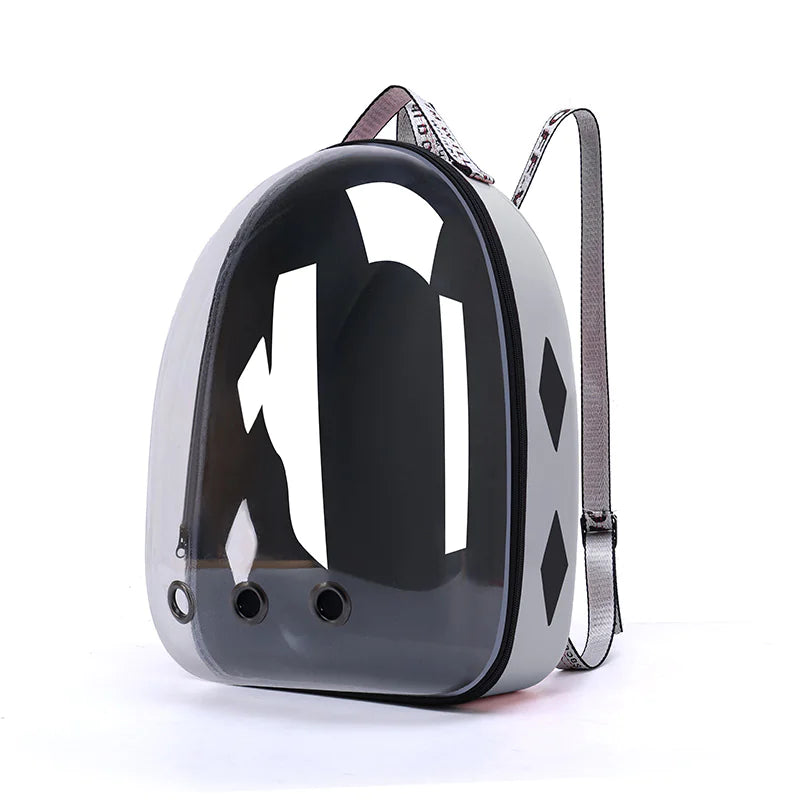 Sac à Dos Capsule Transparent – Confort & Sécurité pour Chat et Petit Chien