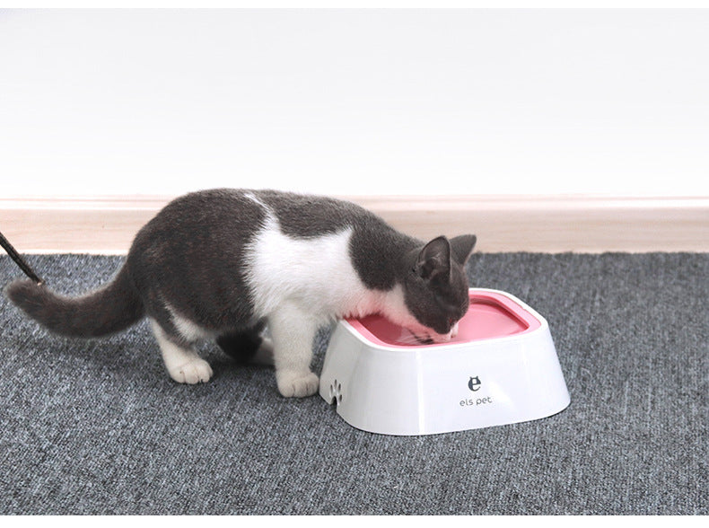 Gamelle Anti-Éclaboussures – Distributeur d’Eau Intelligent pour Chiens & Chats 💧