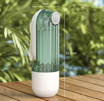 Bouteille 2-en-1 Raffinée pour Eau & Nourriture – Promenades et Voyages