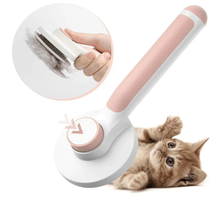 Brosse auto-nettoyante pour chat & chien