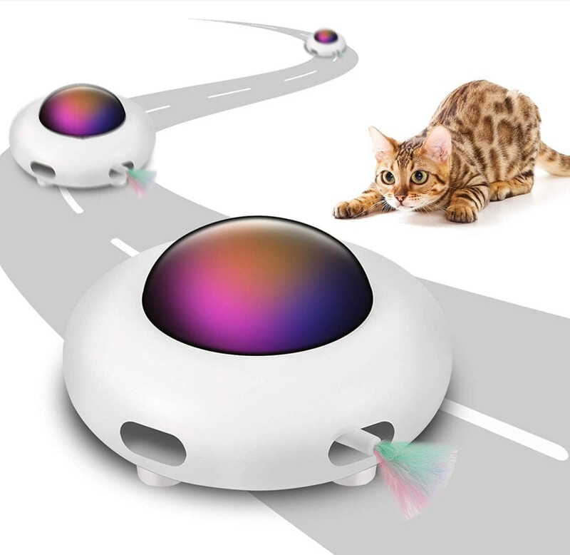 Jouet Électrique UFO pour Chats – Amusement Infini et Instinct Réveillé !