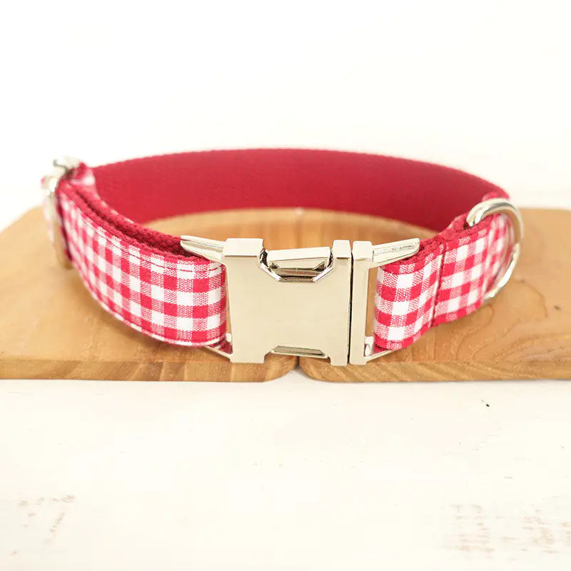 Ensemble ESPRIT VICHY – Collier, Laisse & Nœud Papillon