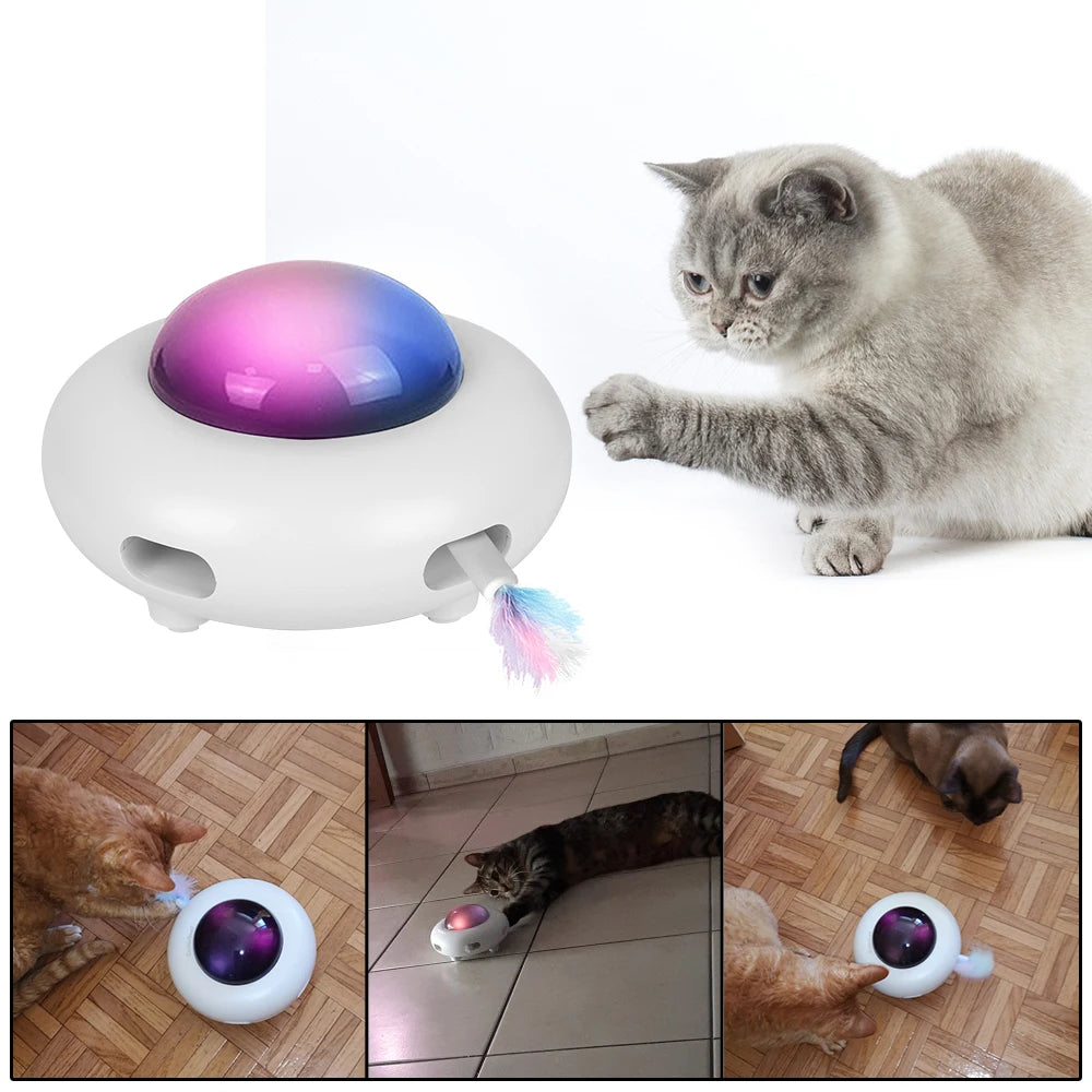Jouet Électrique UFO pour Chats – Amusement Infini et Instinct Réveillé !