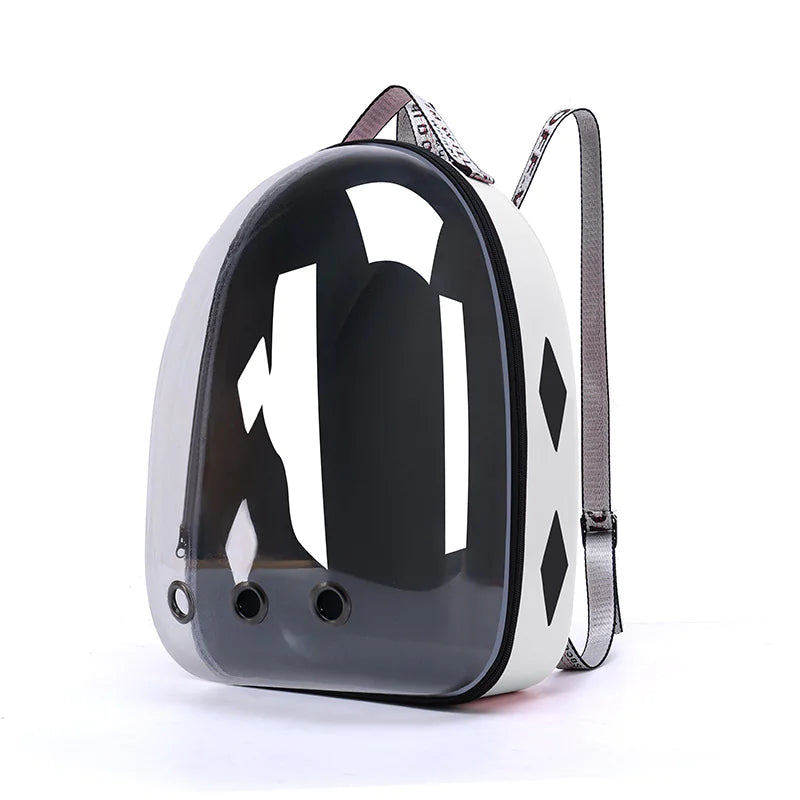 Sac à Dos Capsule Transparent – Confort & Sécurité pour Chat et Petit Chien