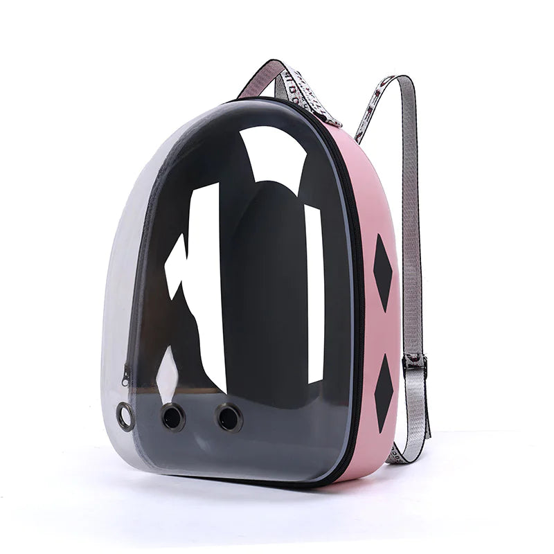 Sac à Dos Capsule Transparent – Confort & Sécurité pour Chat et Petit Chien