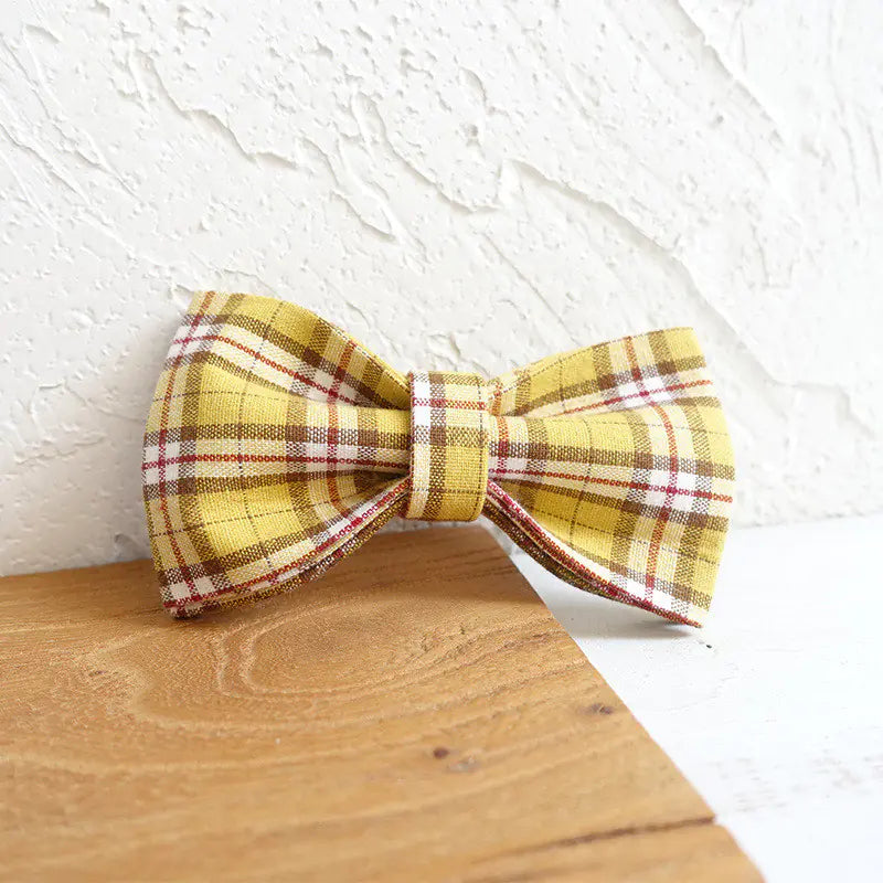 Ensemble TARTAN CHIC – Collier, Laisse & Nœud Papillon