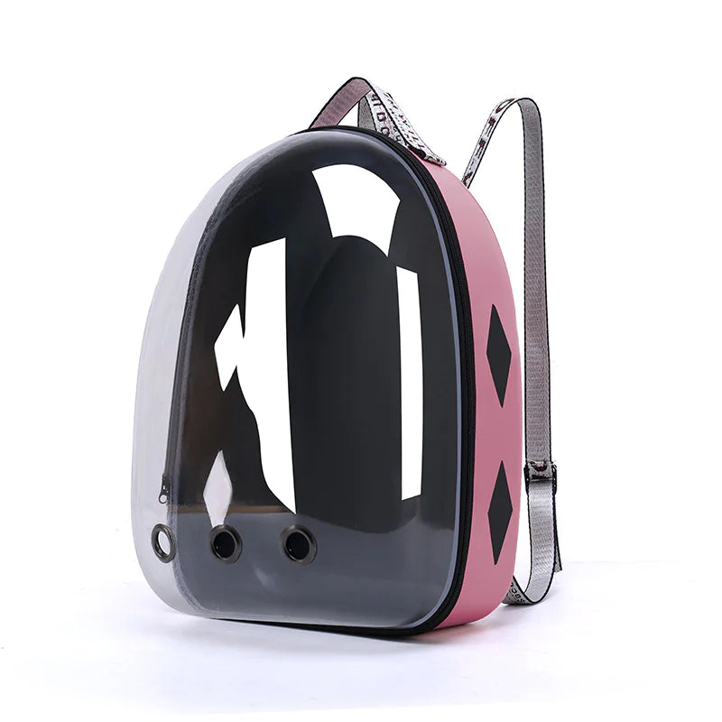 Sac à Dos Capsule Transparent – Confort & Sécurité pour Chat et Petit Chien