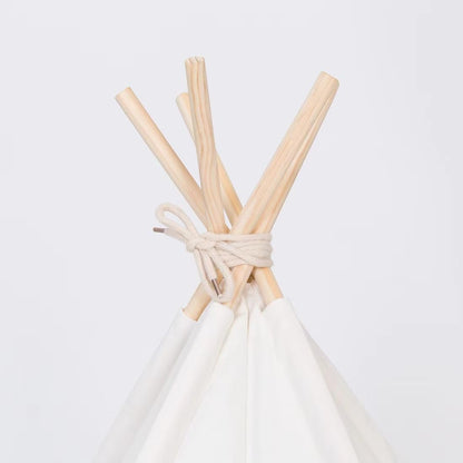 Tipi Confort en Bois – Niche Chic pour Chat & Petit Chien 🐾