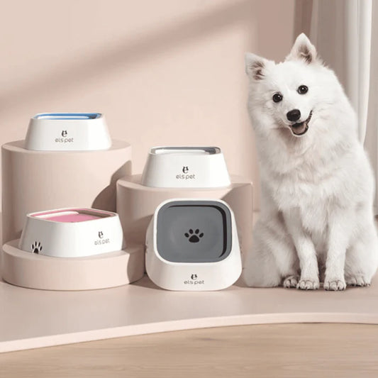 Gamelle Anti-Éclaboussures – Distributeur d’Eau Intelligent pour Chiens & Chats 💧